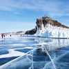 A Bajkál-tó rejtélyes jégkörei