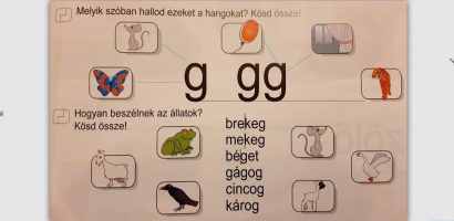 Távtanítás – A nyomtatott betűk: G, g