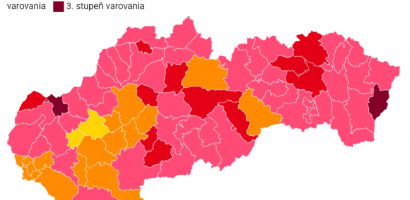Pozsony, Dunaszerdahely, Vágsellye, Érsekújvár és Rozsnyó is narancssárgába fordul