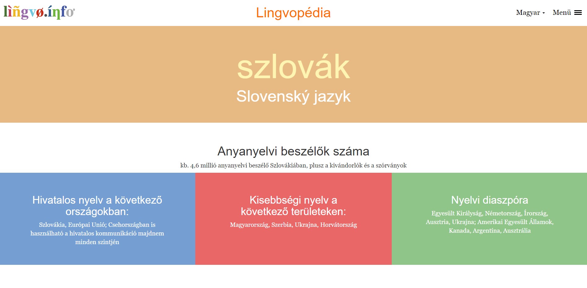 Érdekességek a szlovák nyelvről