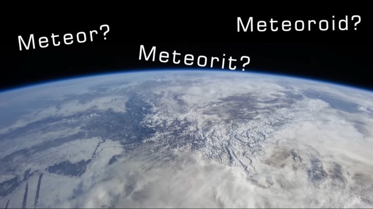 Meteoroid – Meteor – Meteorit?