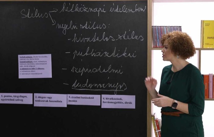 Magyar nyelv – Tudományos és tudományos ismeretterjesztő stílus