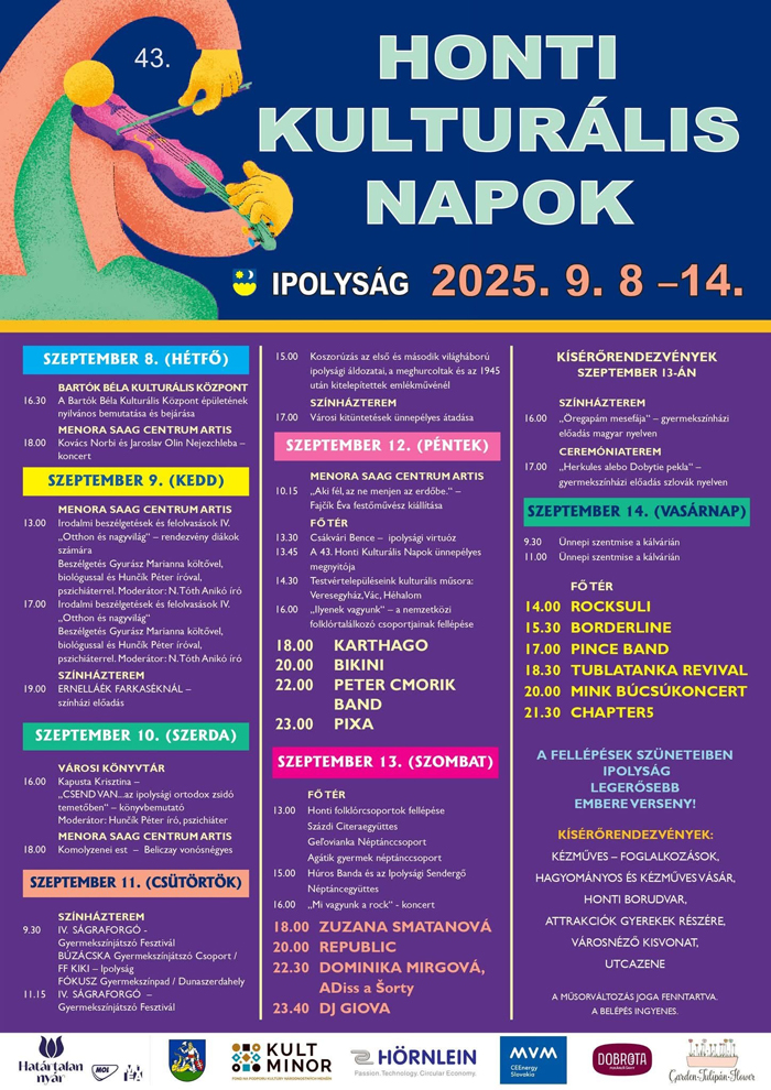43. Honti Kulturális Napok