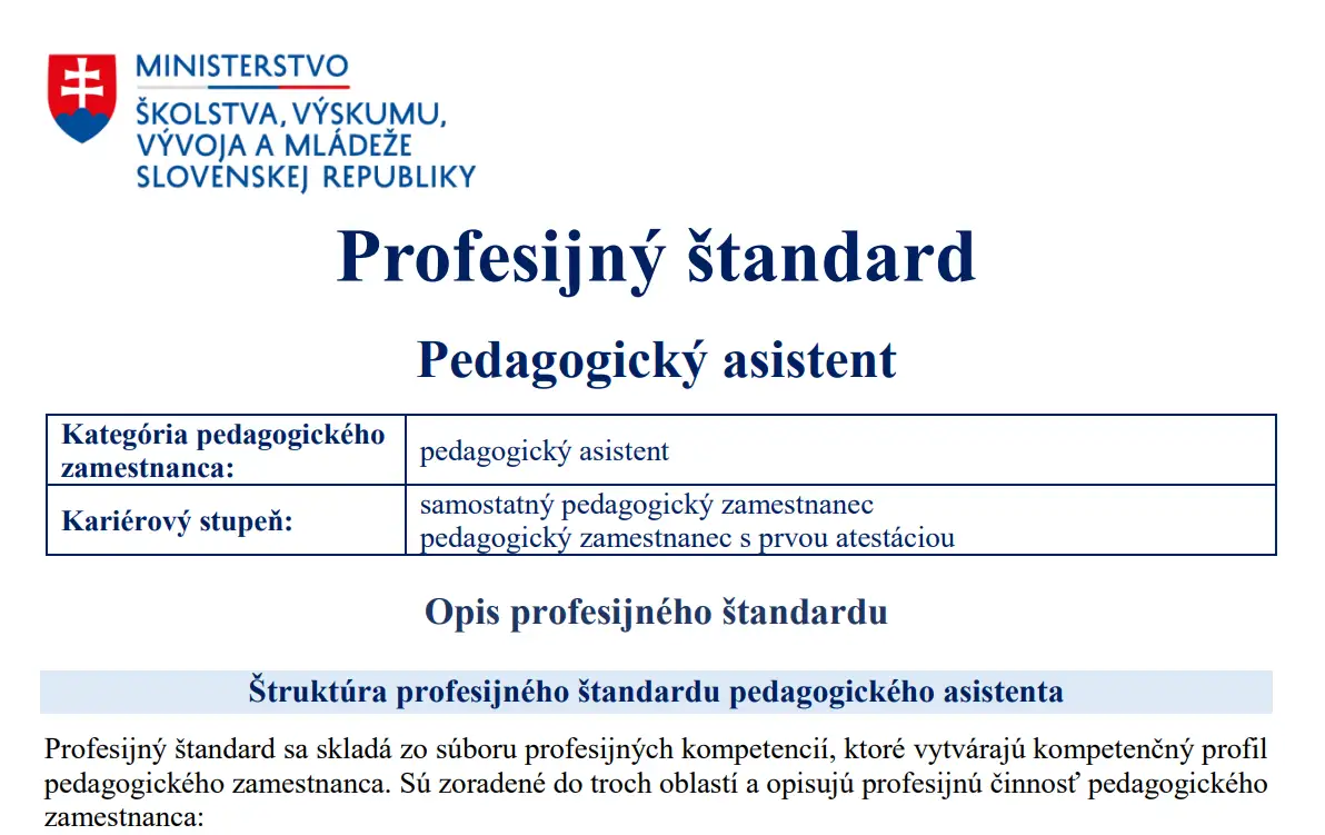 A pedagógusok és pedagógiai szakdolgozók szakmai szabványai