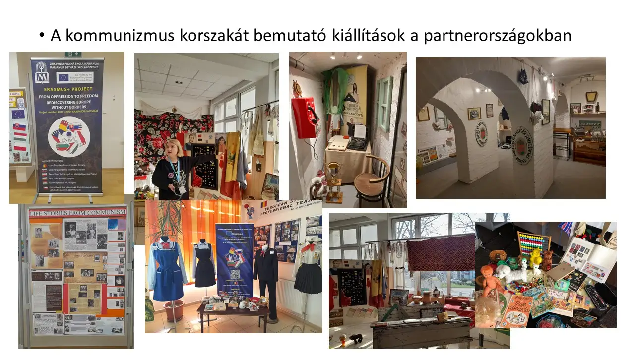 Kommunizmus korszakát bemutató Erasmus+ projekt 
