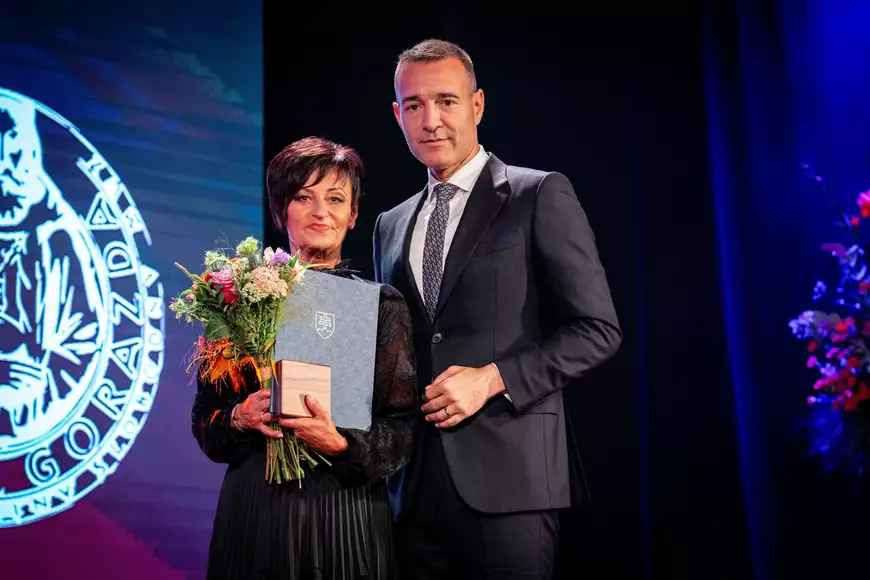 Szabó EditTomáš Drucker, az oktatási miniszter átadta a Szent Gorazd-díjakat.