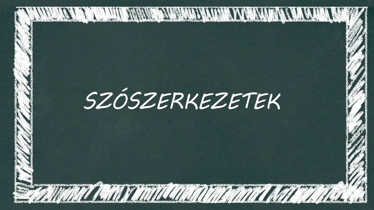 Szószerkezetek