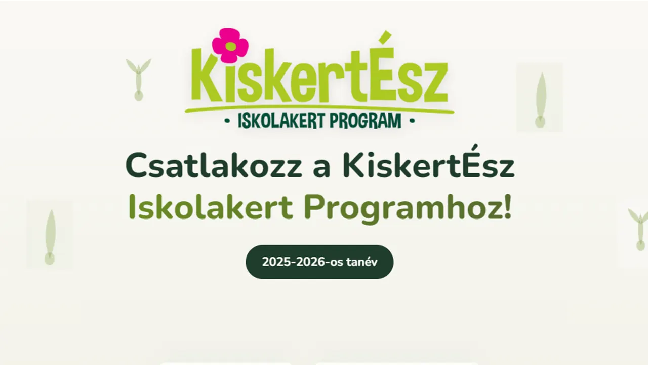 Élményalapú kertészkedés alapiskolások számára